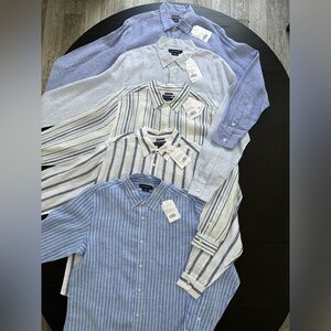 Men’s NWT Island Company Classic Fit Linen Shirts.